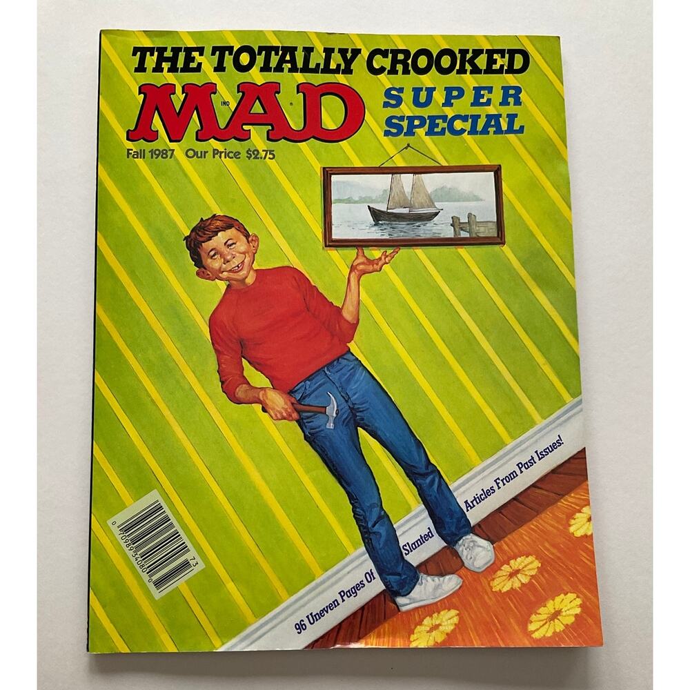 Mad Magazine Super Special Fall 1987 Vintage Totally Crooked
